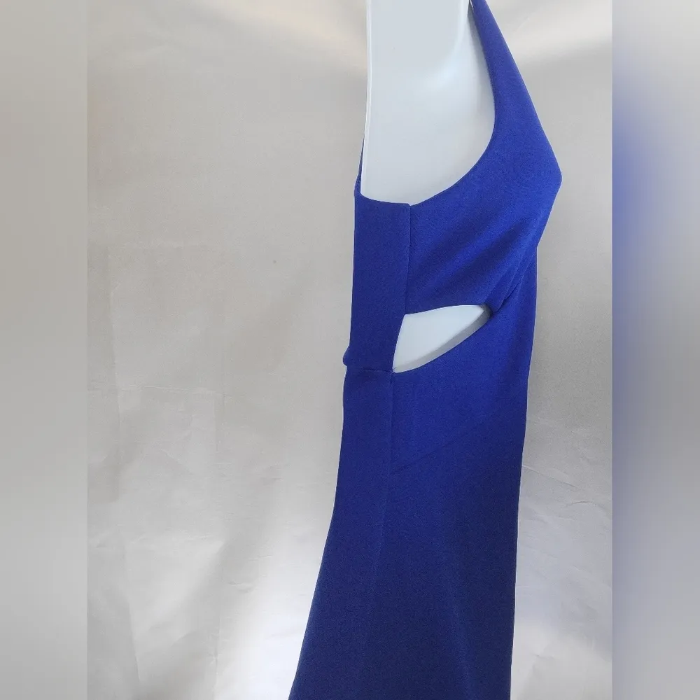 Express cobalt blue cutout mini dress size 2 - Image 4