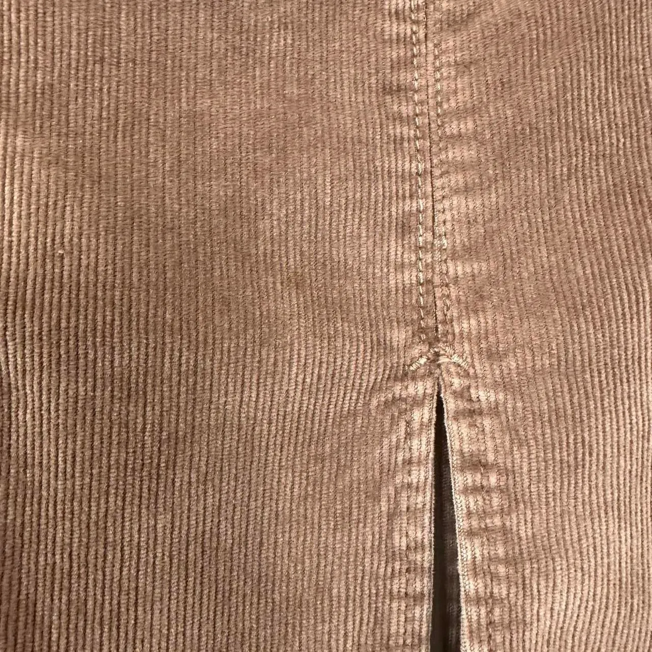 BLUE CULT Brown Corduroy Pleated Mini Skirt Womens 28 Retro‎ 2000s Y2K Preppy - Image 3