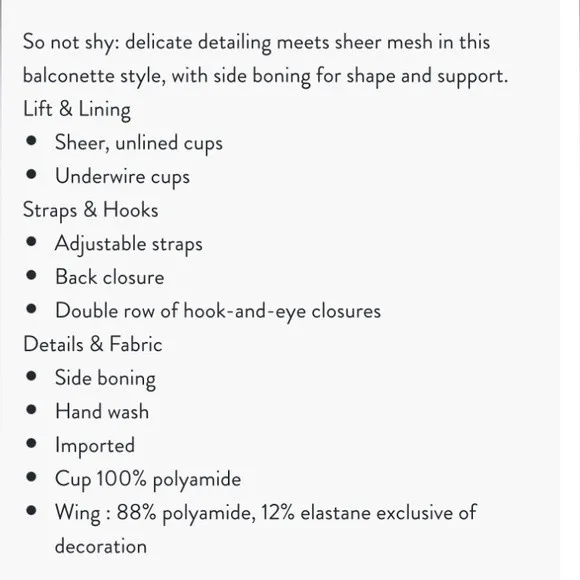 Vitctoria’s Secret Nude Unlined Underwire Very Sexy Balconette Bra 32DD - Image 8