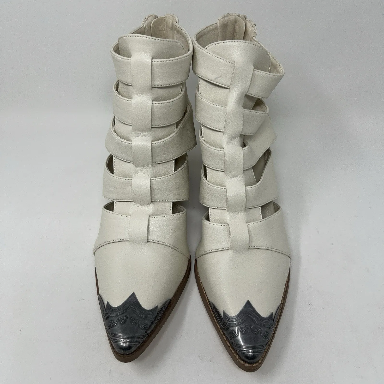 Coconuts by Matisse Bianca Ankle Boots Booties Western Zip Pointed Toe Size 9.5‎ - Image 5