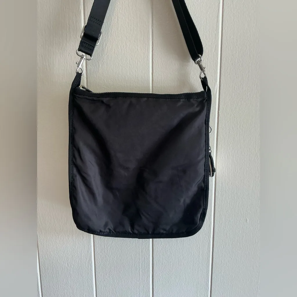 Rare HTF Nylon Kipling Grilla Girls Classic Black Multi Pockets Crossbody Bag - Image 5