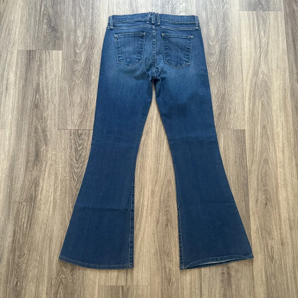 MxQuire Women's Flared Blue Jeans Women’s Mid rise Denim Size 29 - Image 2