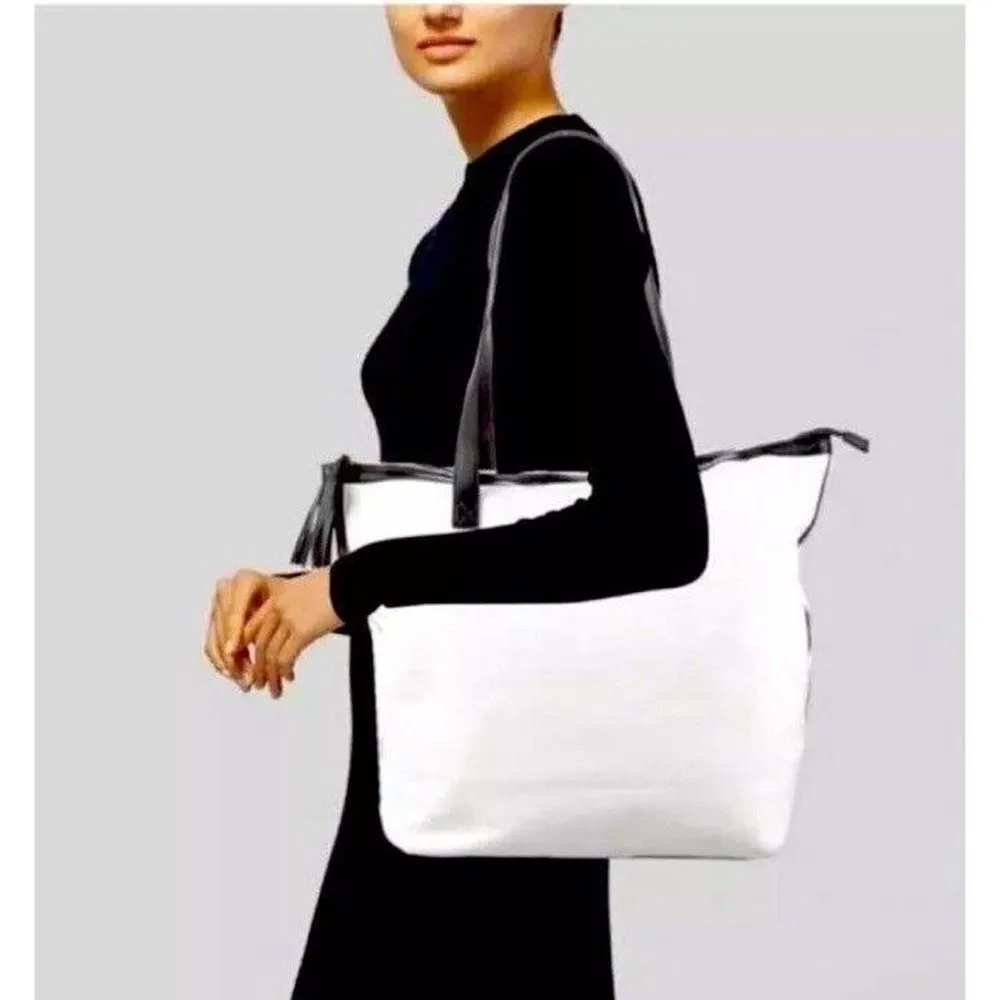 Walter Baker Carly Bag Tote Women's One Size Natural Canvas Minimalist Preppy - Image 6