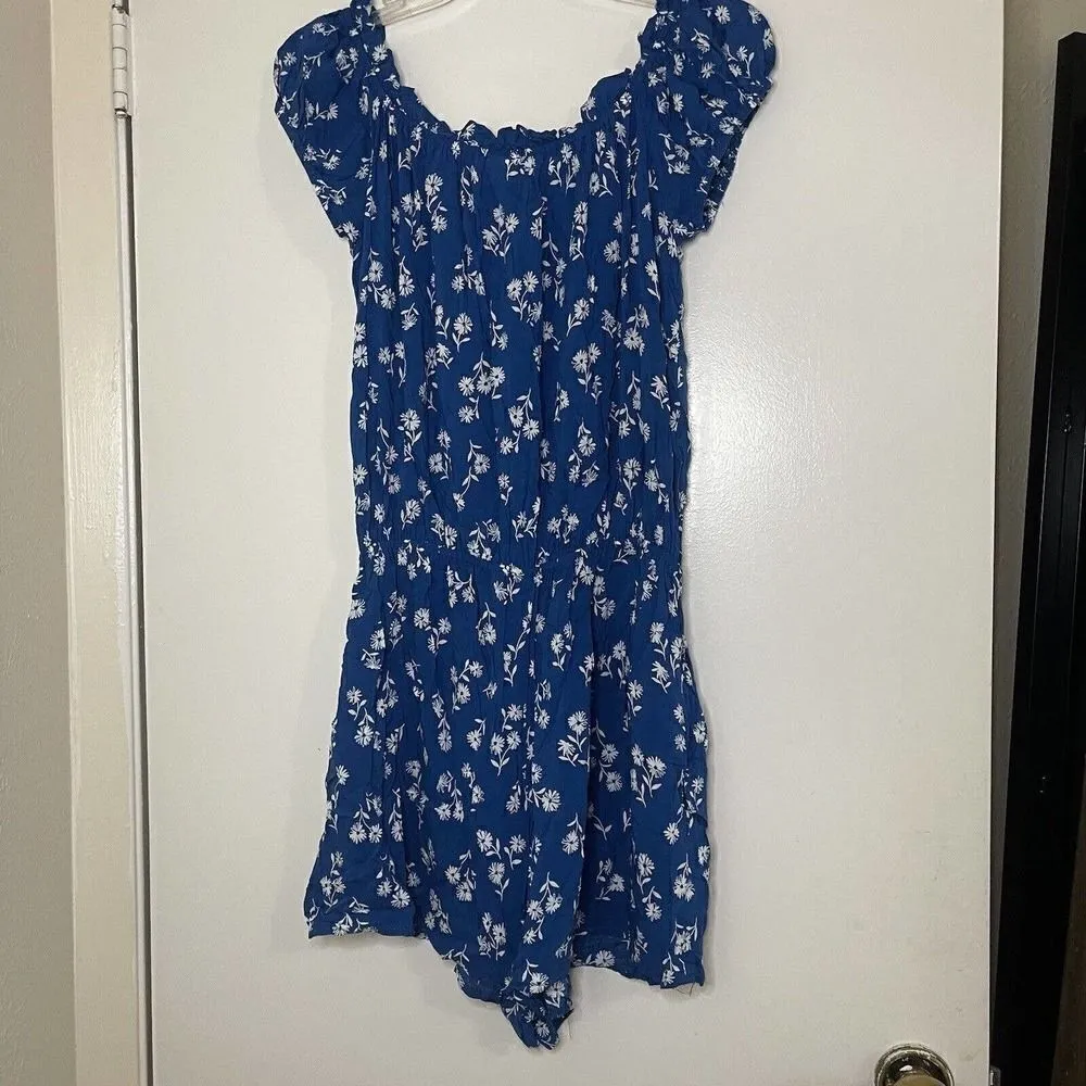 Kate Spade New York Dandelion Floral Off-The-Shoulder Romper SZ Small - Image 8