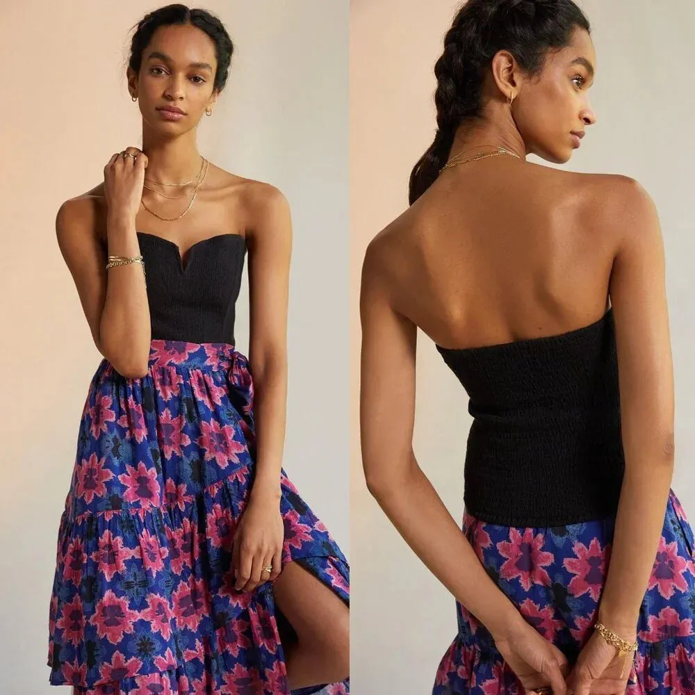 Anthropologie Porridge Bustier Top Size Medium in Black NWOT $78 - Image 10