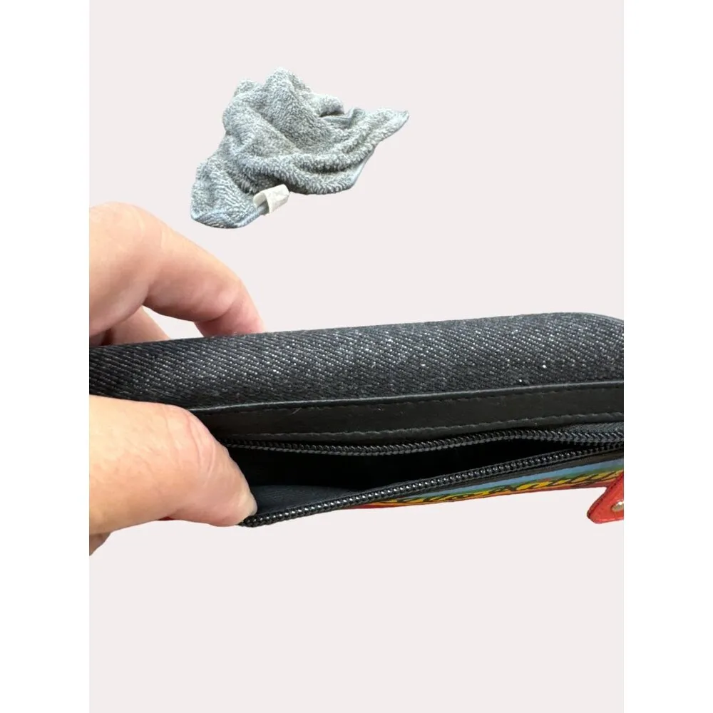 Hello Kitty Sanrio Loungefly black womens wallet size 4x8 SKU 6185 - Image 3