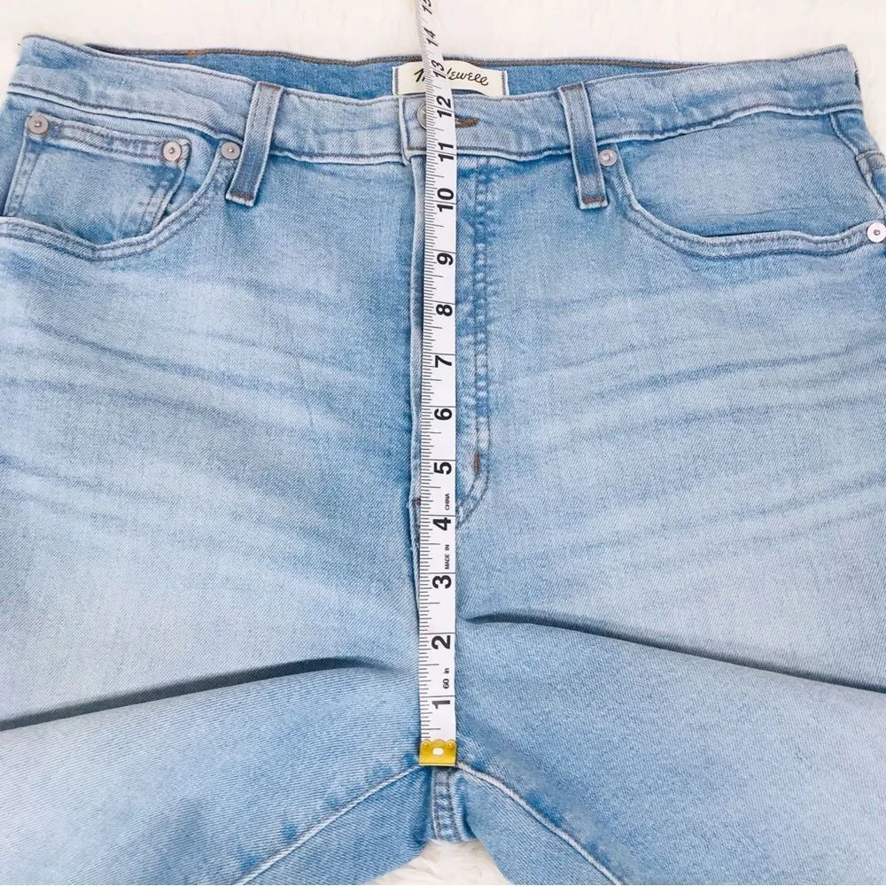 MADEWELL The Perfect Vintage Straight Jean Shorts Midi Bermuda Size 31 New‎ - Image 12