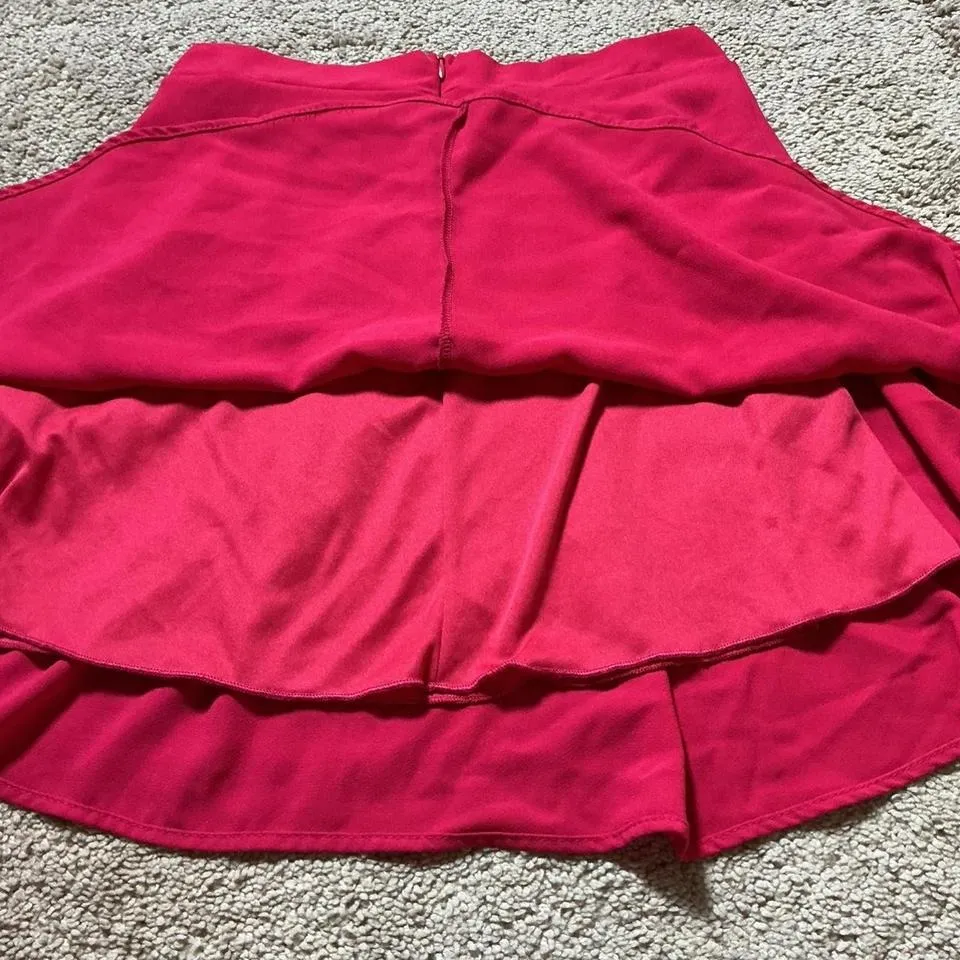 EVERLY Women's Pink Flared Skirt Pleated A - Image 4