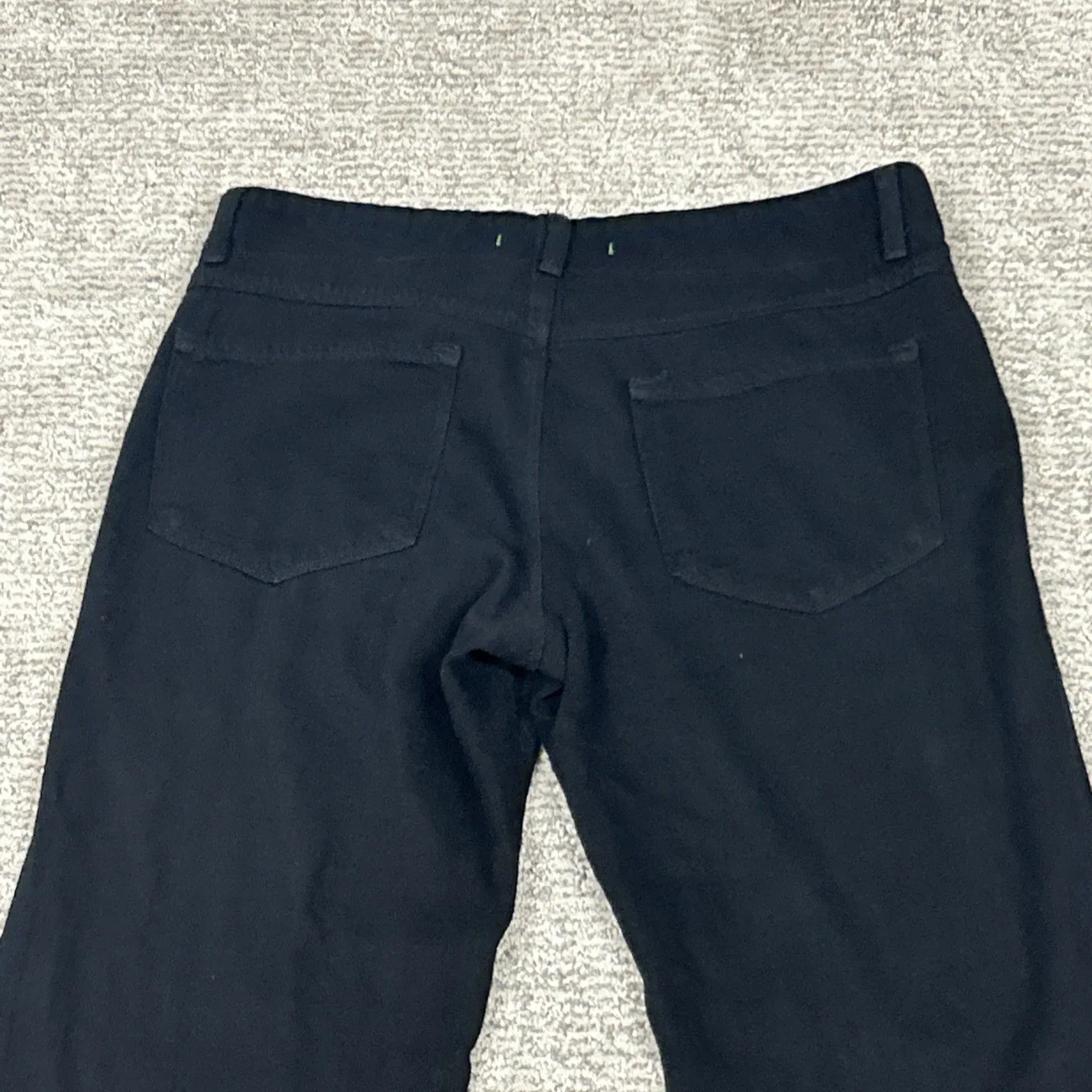 J Brand Kat Jeans Womens 29 Wide Leg Flare Black Pants 31x32 - Image 7