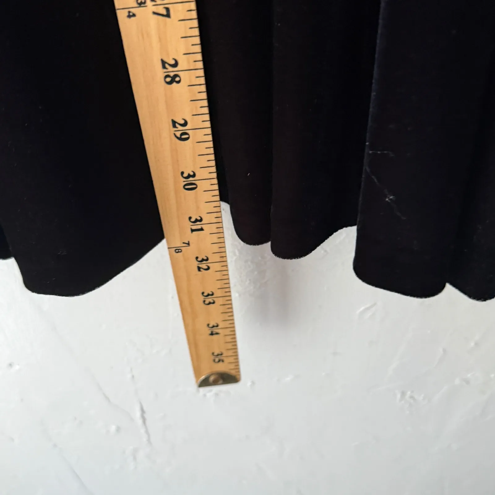 Alfred Dunner Vintage 90s Black Velvet Maxi‎ Skirt Whimsigoth Witchy Grunge - Image 7