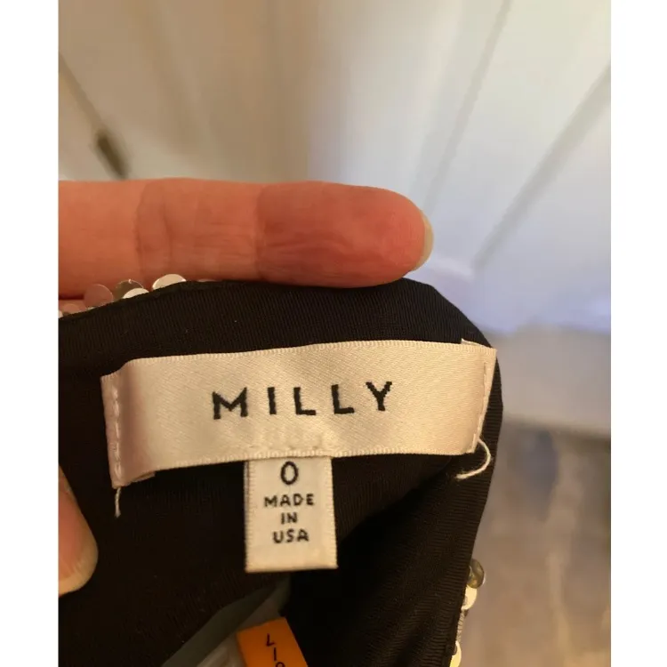 Milly Silver Sequin Top & Skirt matching set - Image 11