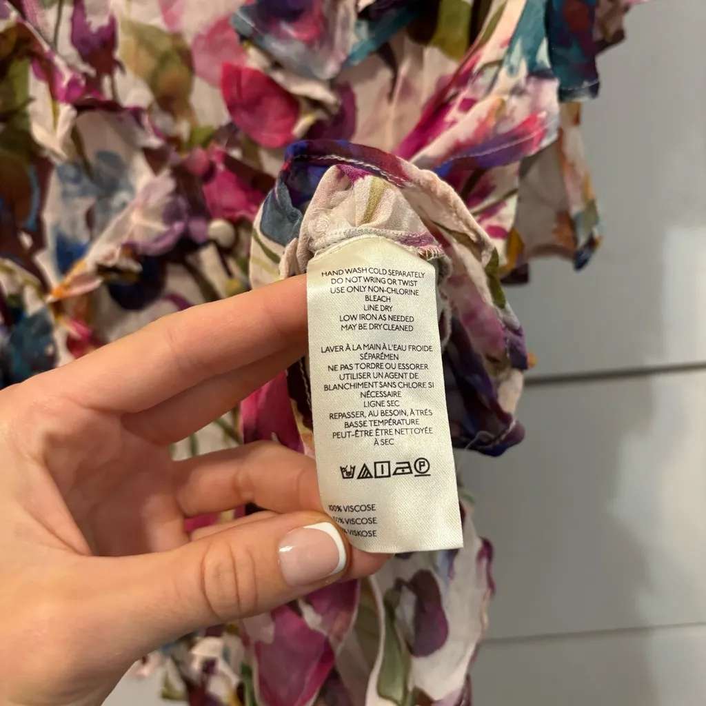 Anthropologie Flutter-Sleeve V-Neck Blouse - Image 6