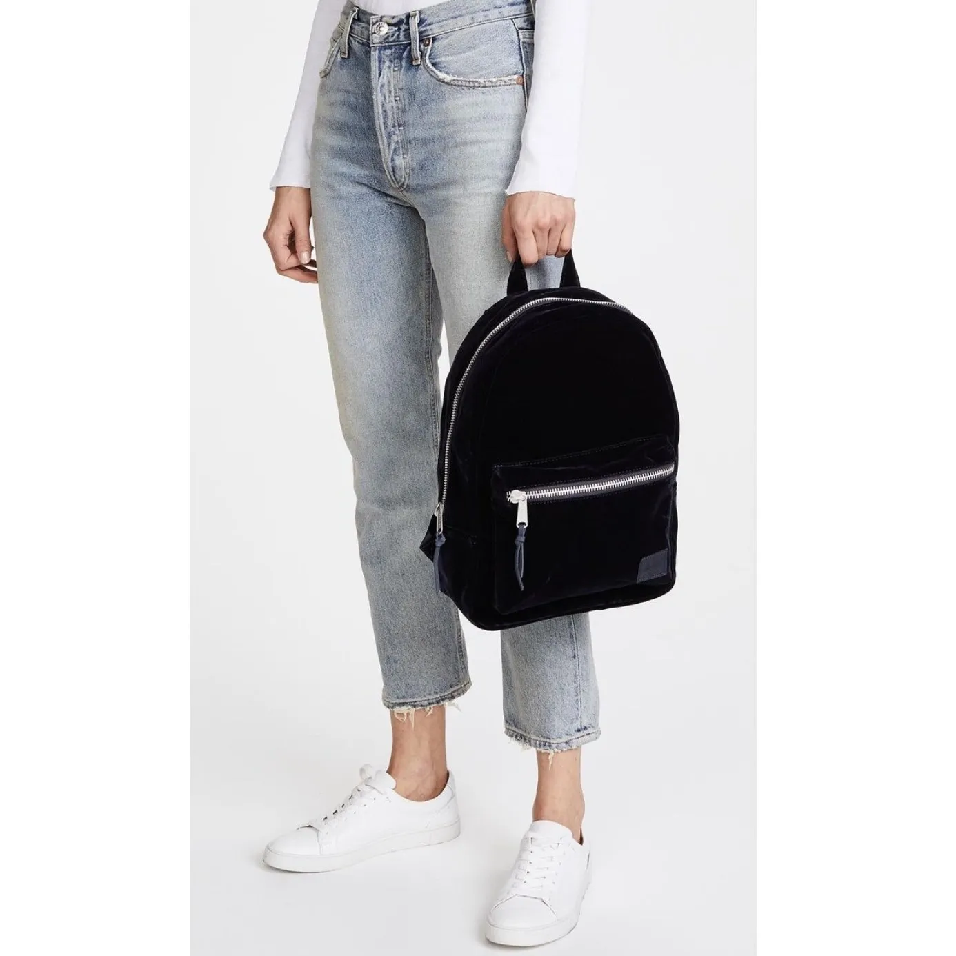 Herschel Supply Co. Black Velvet Backpack Classic Everyday Bag - Image 3