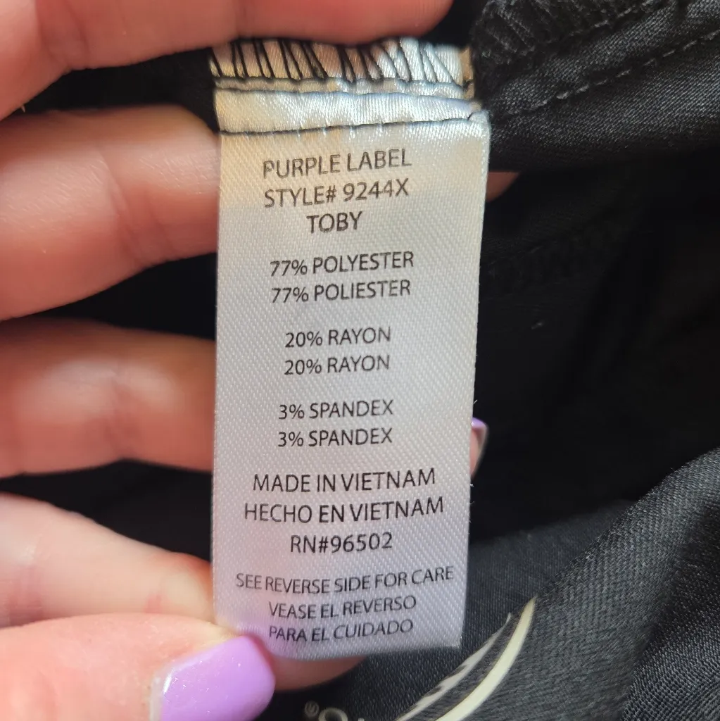 Healing Hands Black Jogger Scrubs - Image 11