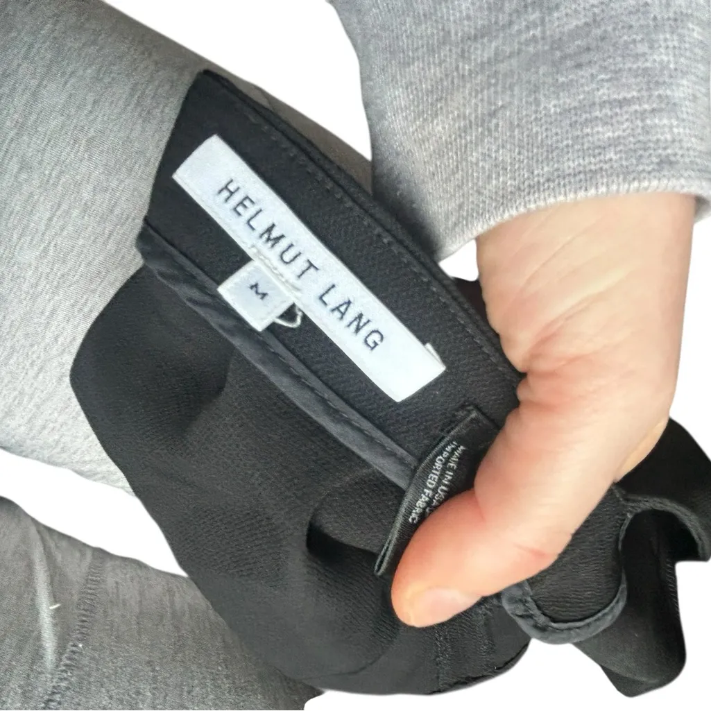 Helmut Lang Black Open Back Sleeveless Top - Image 7