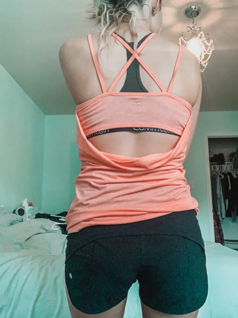 Coral Workout Tank - Image 2