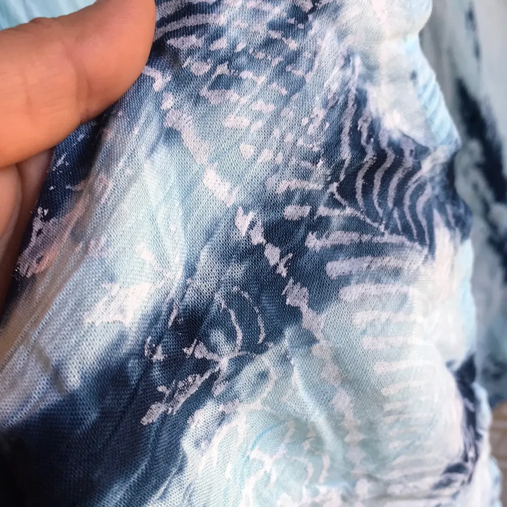 Exist Asymmetrical Dress in Blue and Black - Image 6