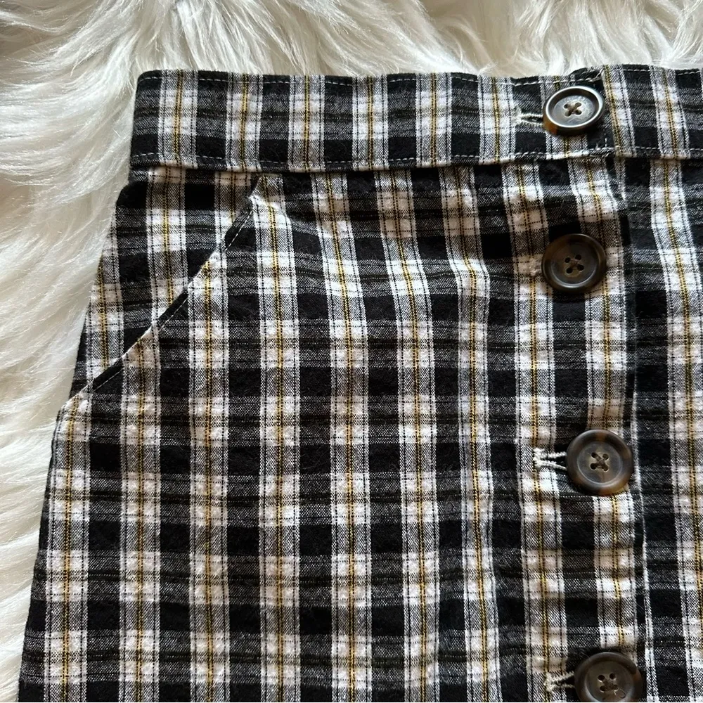 Hollister Plaid Button-Up Mini Skirt - Image 2