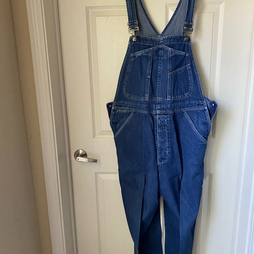 Gap 90’s  Y2K Medium Denim Medium Wash Overalls - Image 3