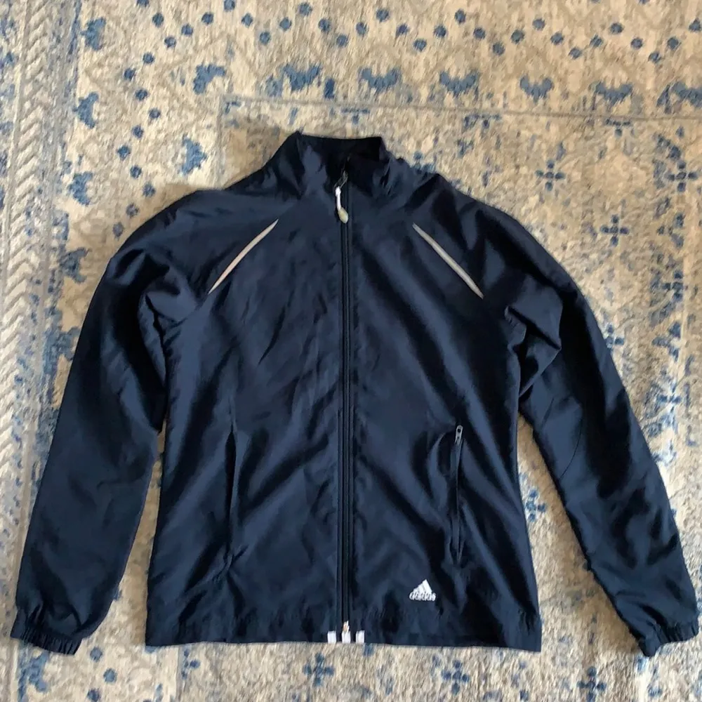 Adidas Navy Lightweight Jacket - Image 3