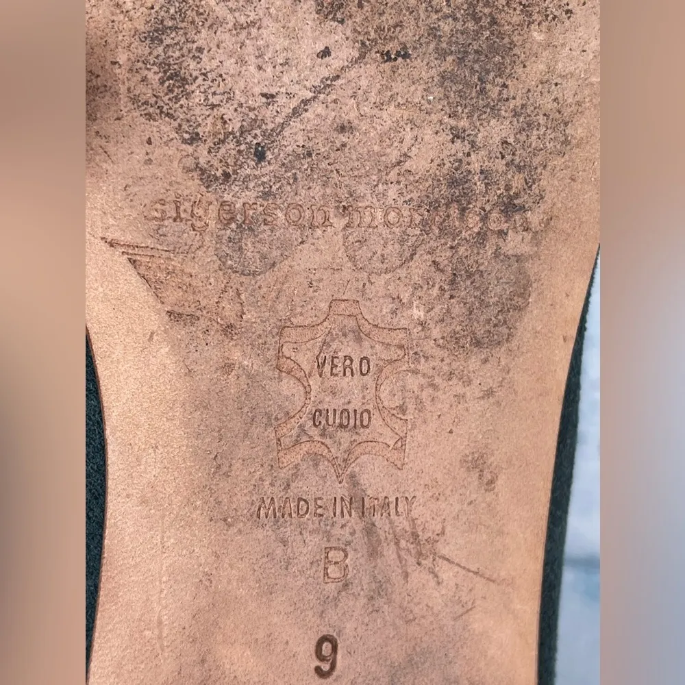 Sigerson Morrison Green teal Suede boots size 9 - Image 10