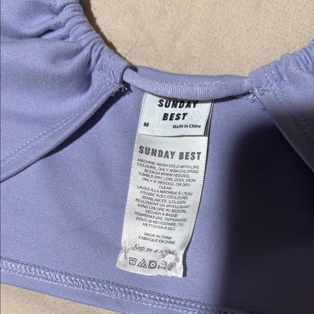 Sunday Best Lilac Halter Top Purple Size M - Image 3