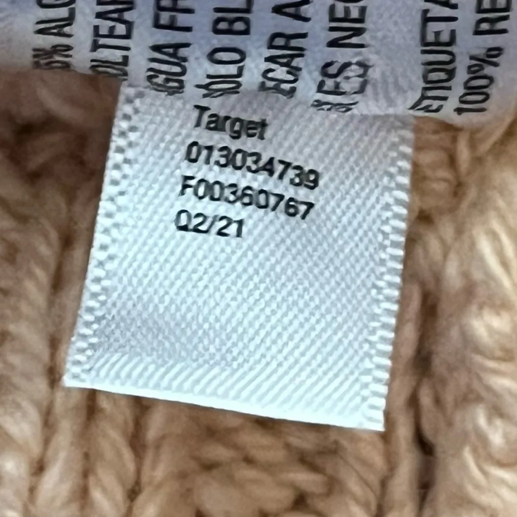 Universal Threads Universal Thread Ruffle Sleeve Pullover Sweater Knit Detail Peach 4X - Image 4