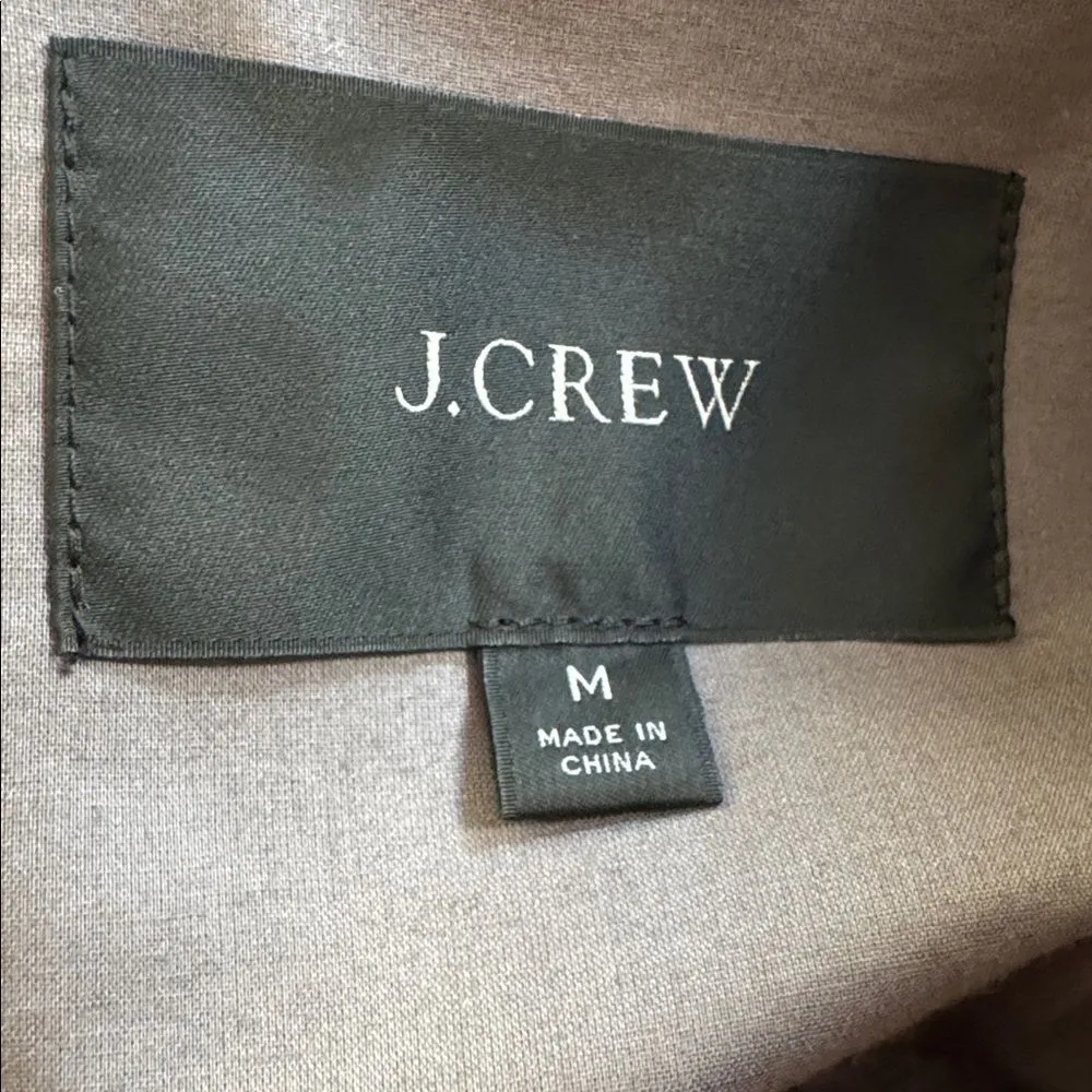 J.Crew Shirt-jacket in stretch wool-blend plaid M - Image 8