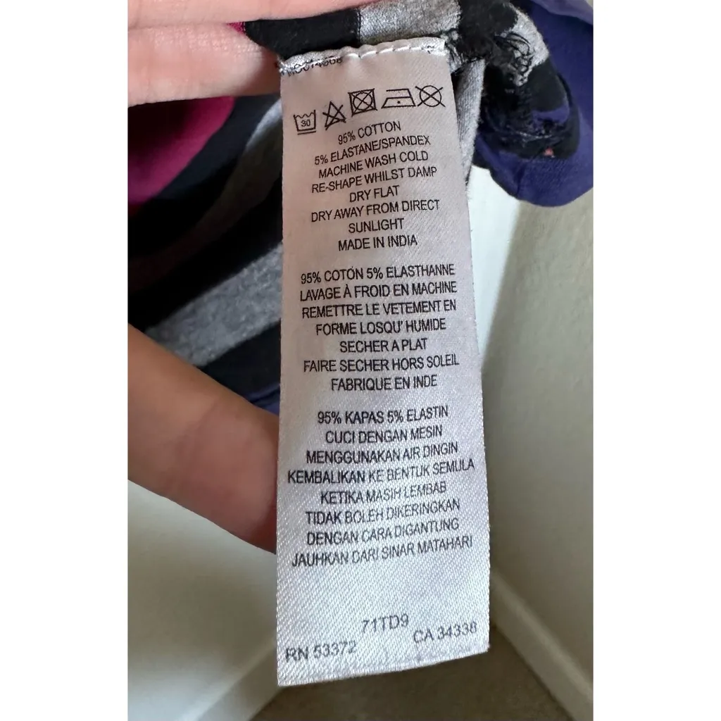 French Connection Multicolor Jag Stripe Dress - Image 7