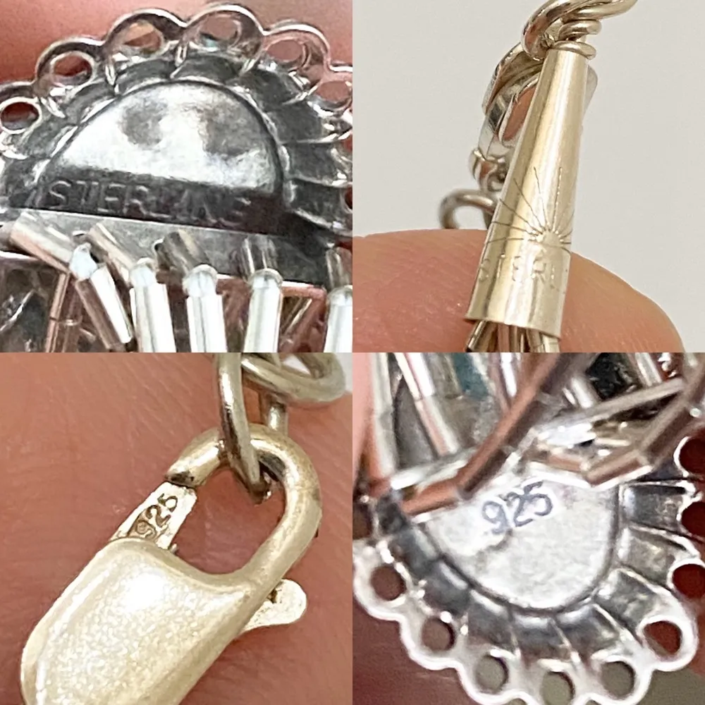 Vintage Liquid Silver Navajo Concho Bracelet - Image 7