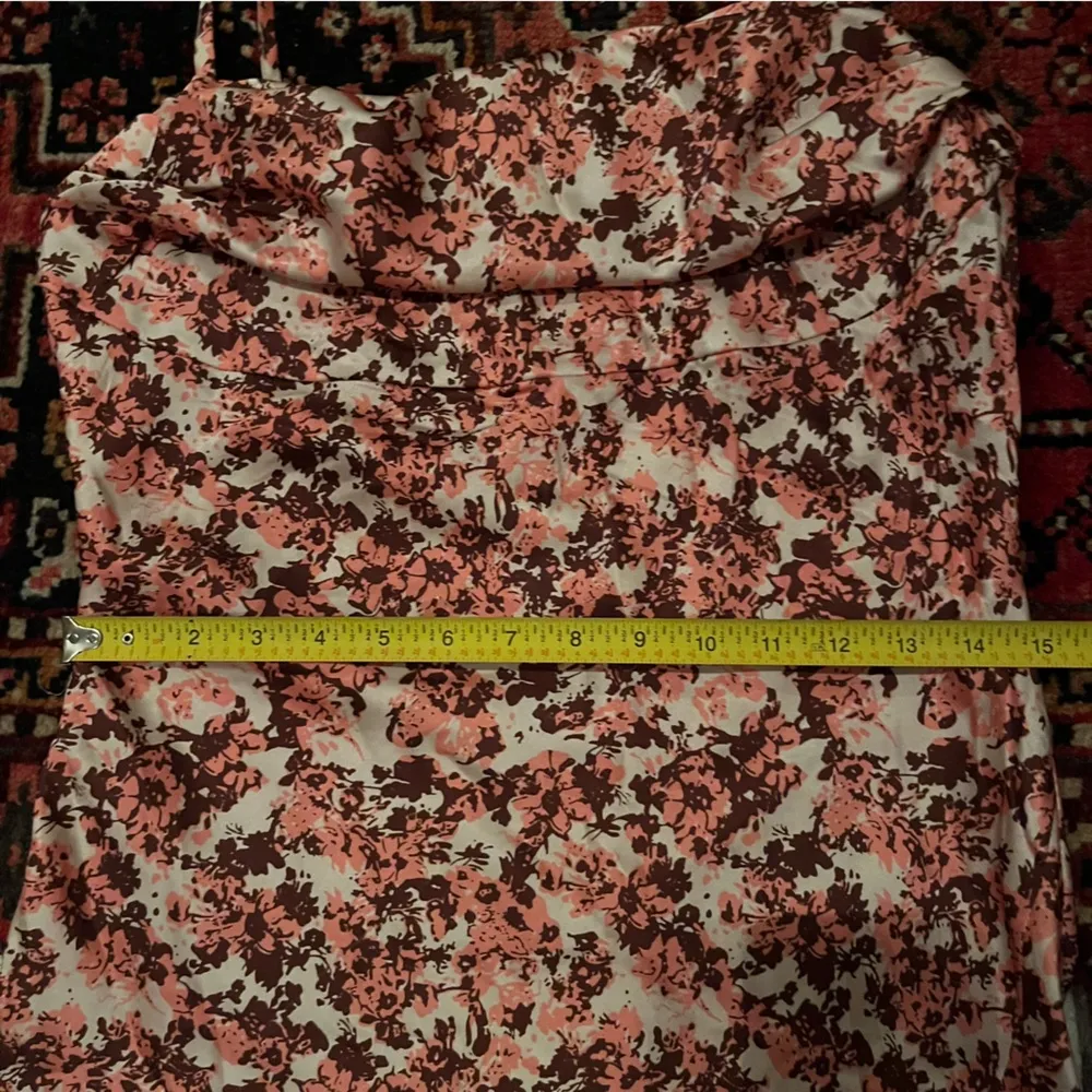 Satin maxi slit thigh dress - Image 11