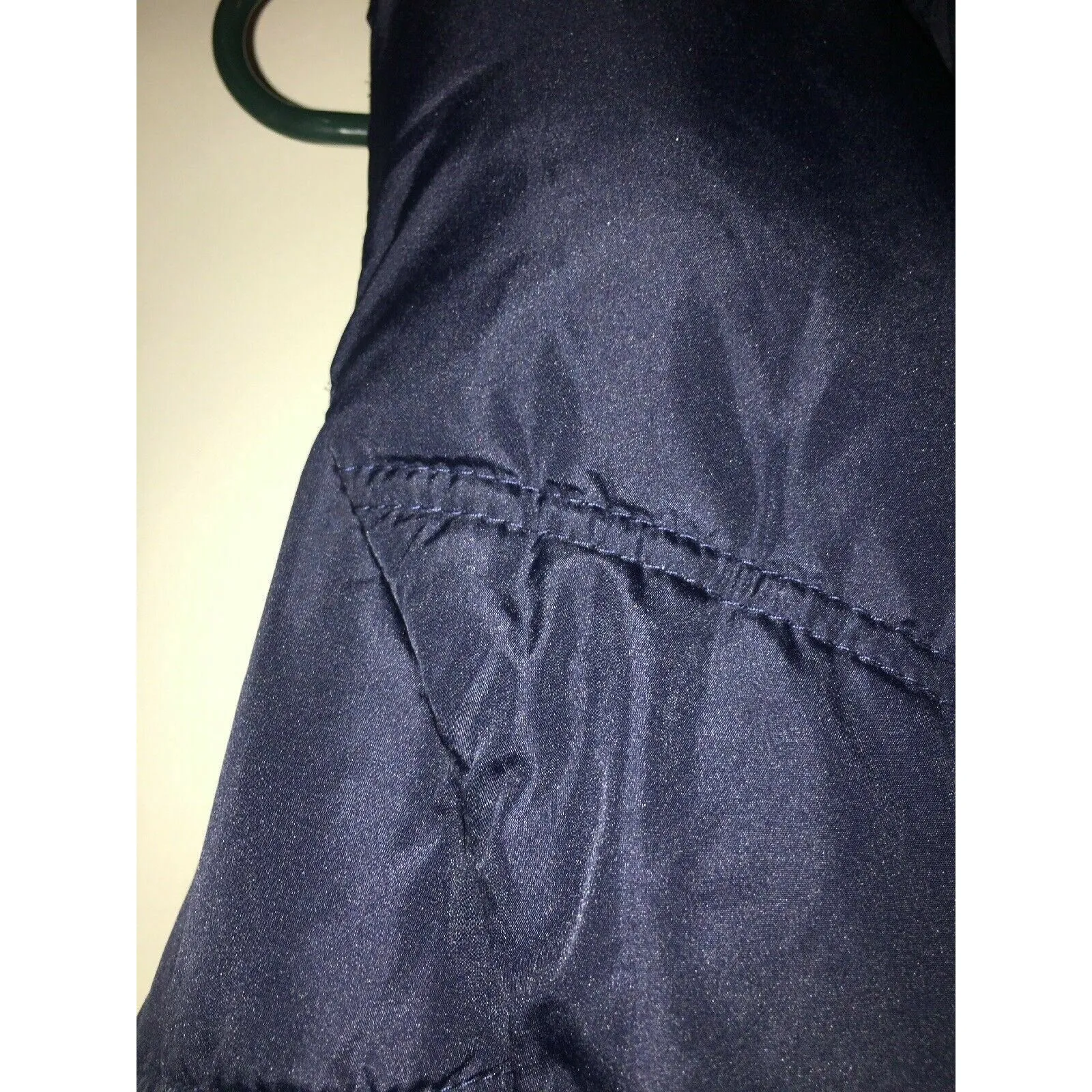 Faded Glory Women's Snap Button Puffer Vest Jacket Size Large 12/14 Blue - Image 5