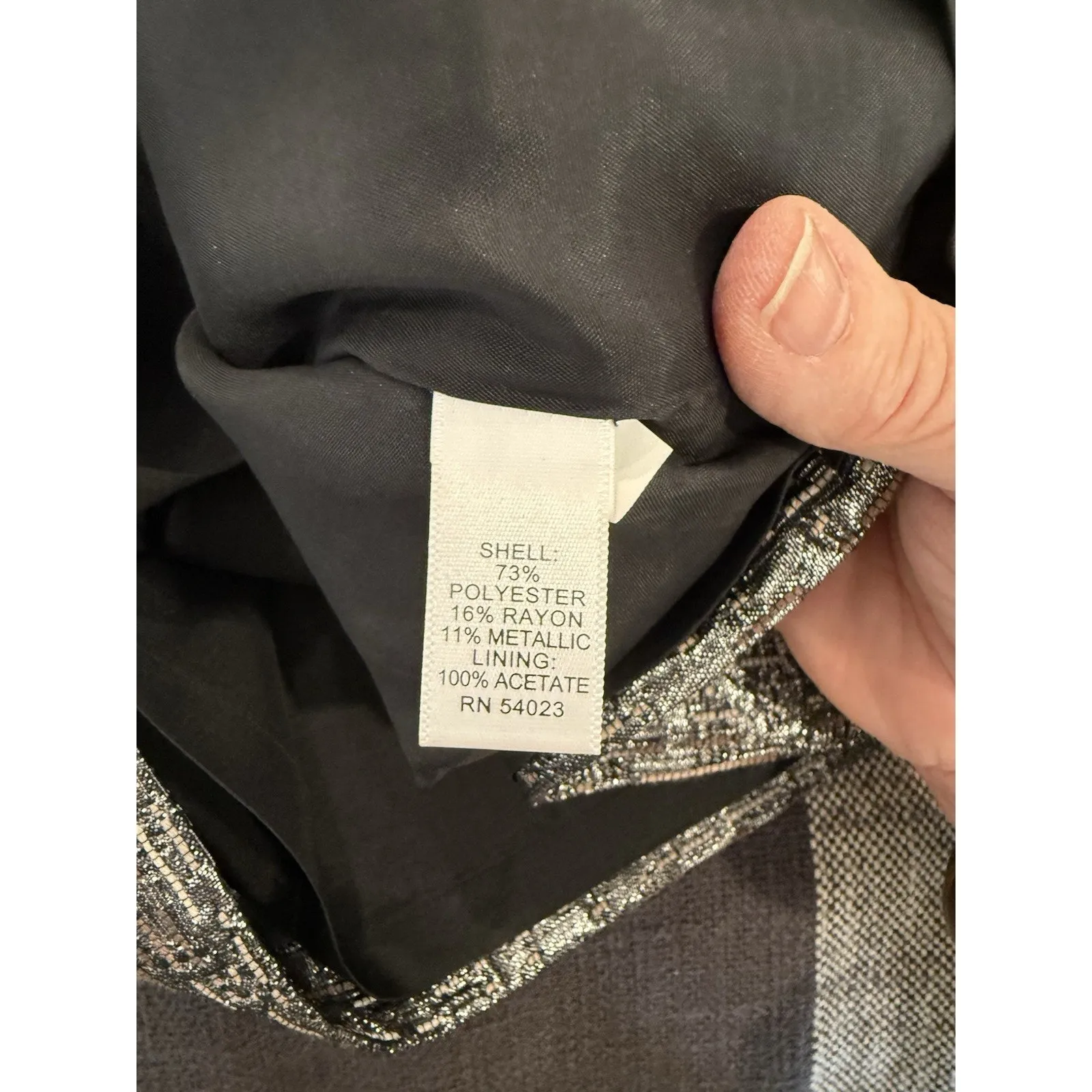 Banana Republic Womens Skirt Size 0 Metallic Mini Corpcore Girl Boss Corporate - Image 8