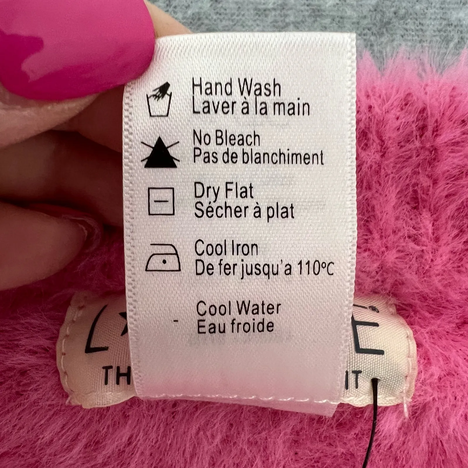 L Space Daydreamin Button Front Cardigan Barbie Pink Knit Fuzzy Cozy XL Coquette - Image 10