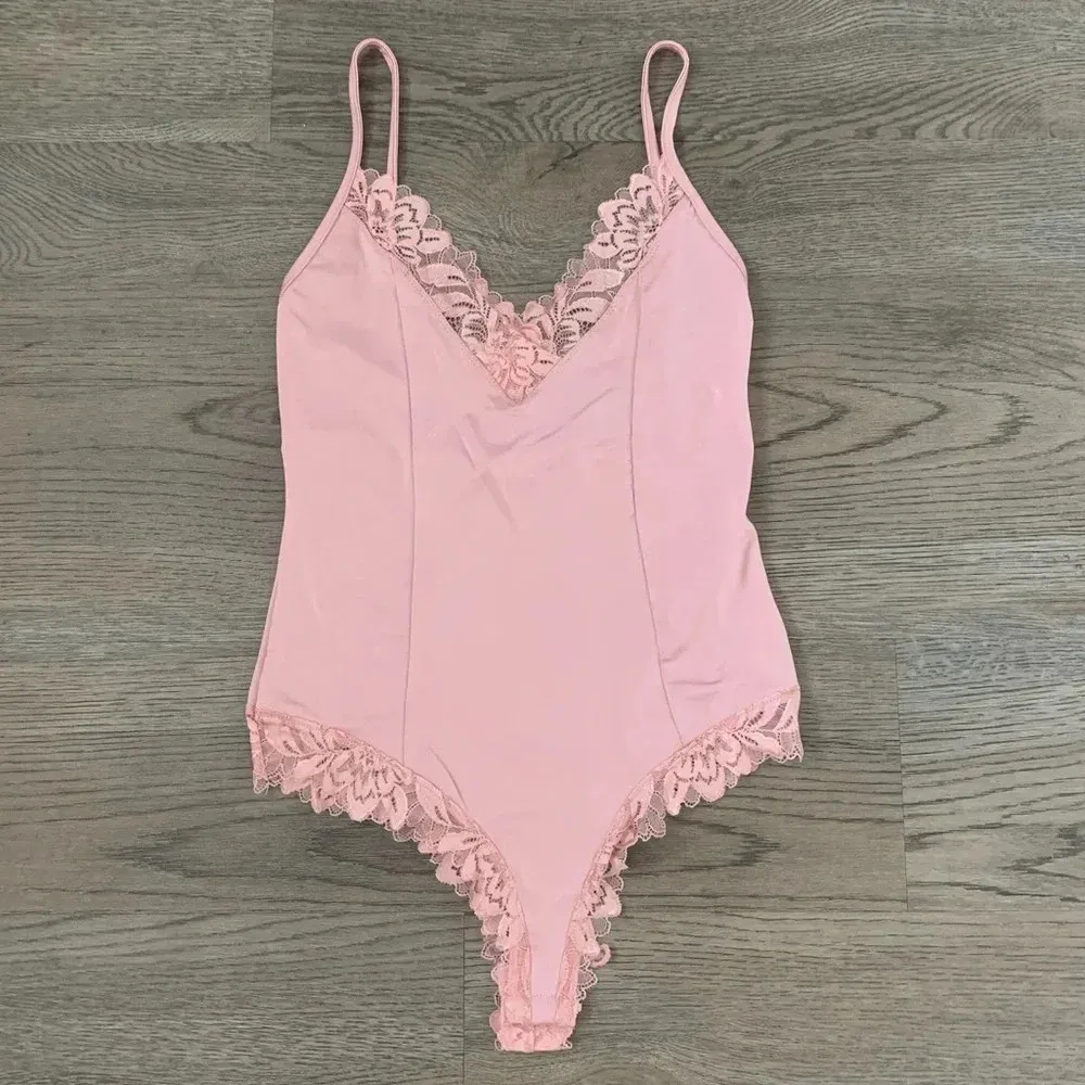 Free People Wild Bunch Bodysuit - Size‎ XS - Pink - NWT - Image 4