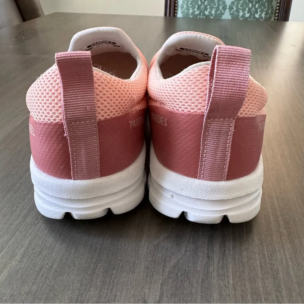 Paredes Danu women cushioned pink mesh comfort slip on shoes size 7.5 - Image 3