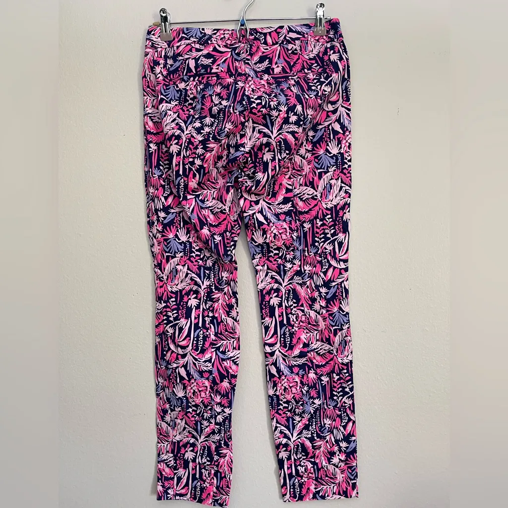 Lilly Pulitzer Kelly Ankle Pants Bright Navy Swing of Things size 2 - Image 3