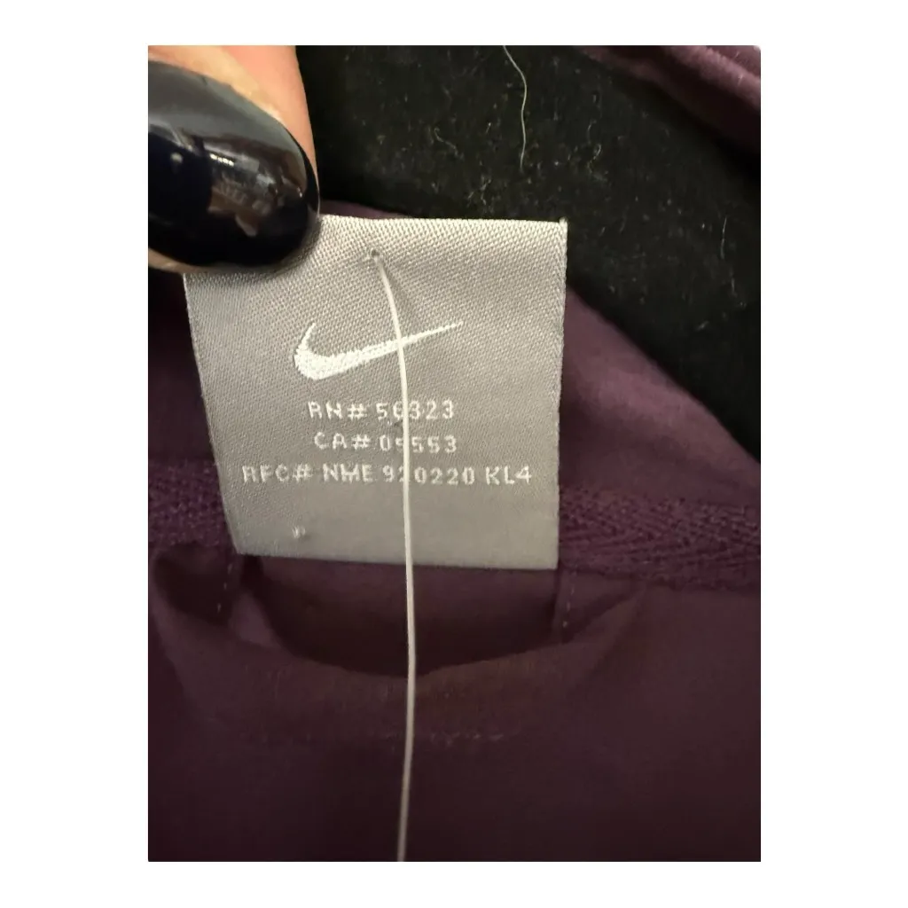 Nike Purple & Pink Track Jacket Women’s Large Full Zip Vintage Y2K Style Purple - Image 8