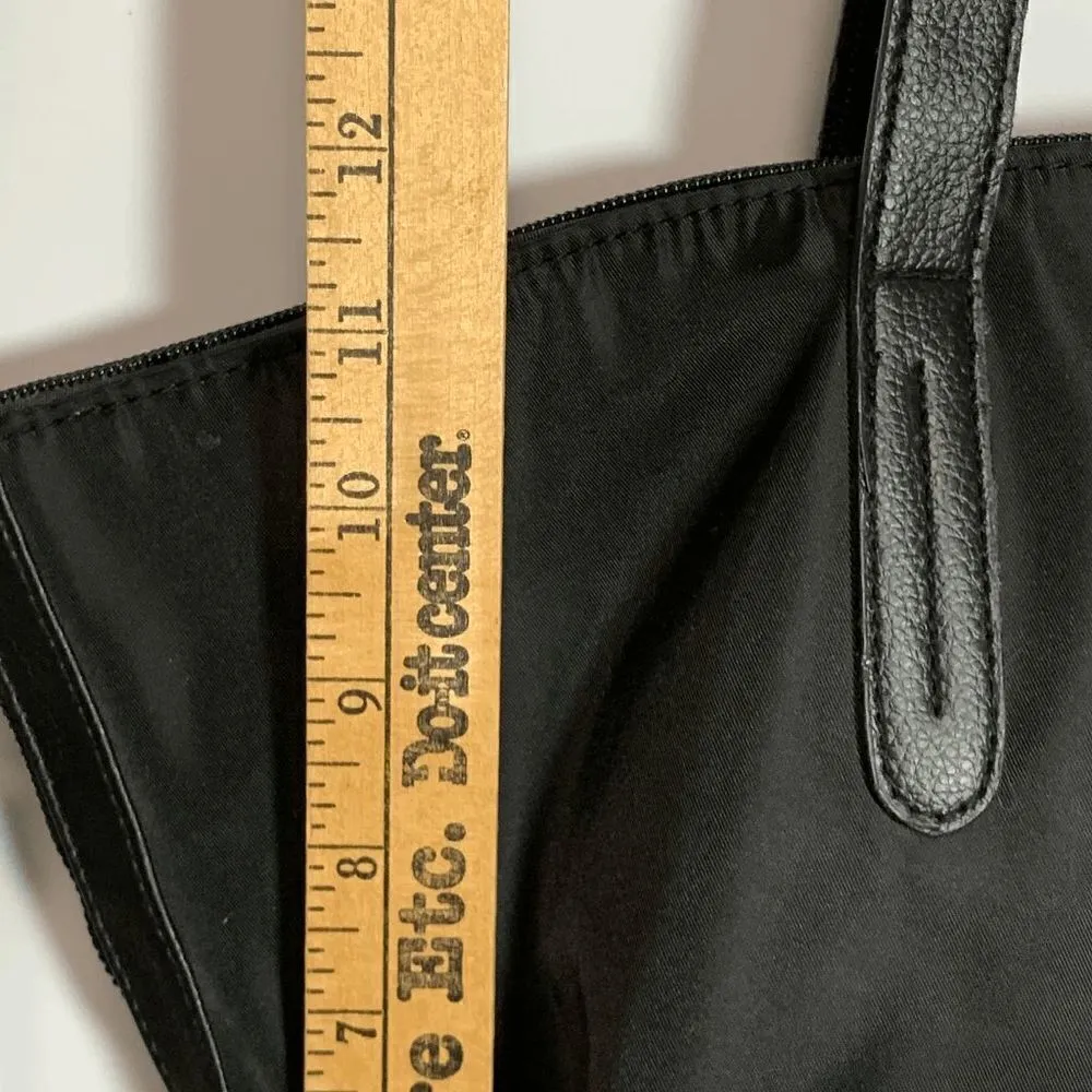 Botkier New York Bond Tote Bag Carry All Shoulder Handbag Nylon Oversized Black - Image 10