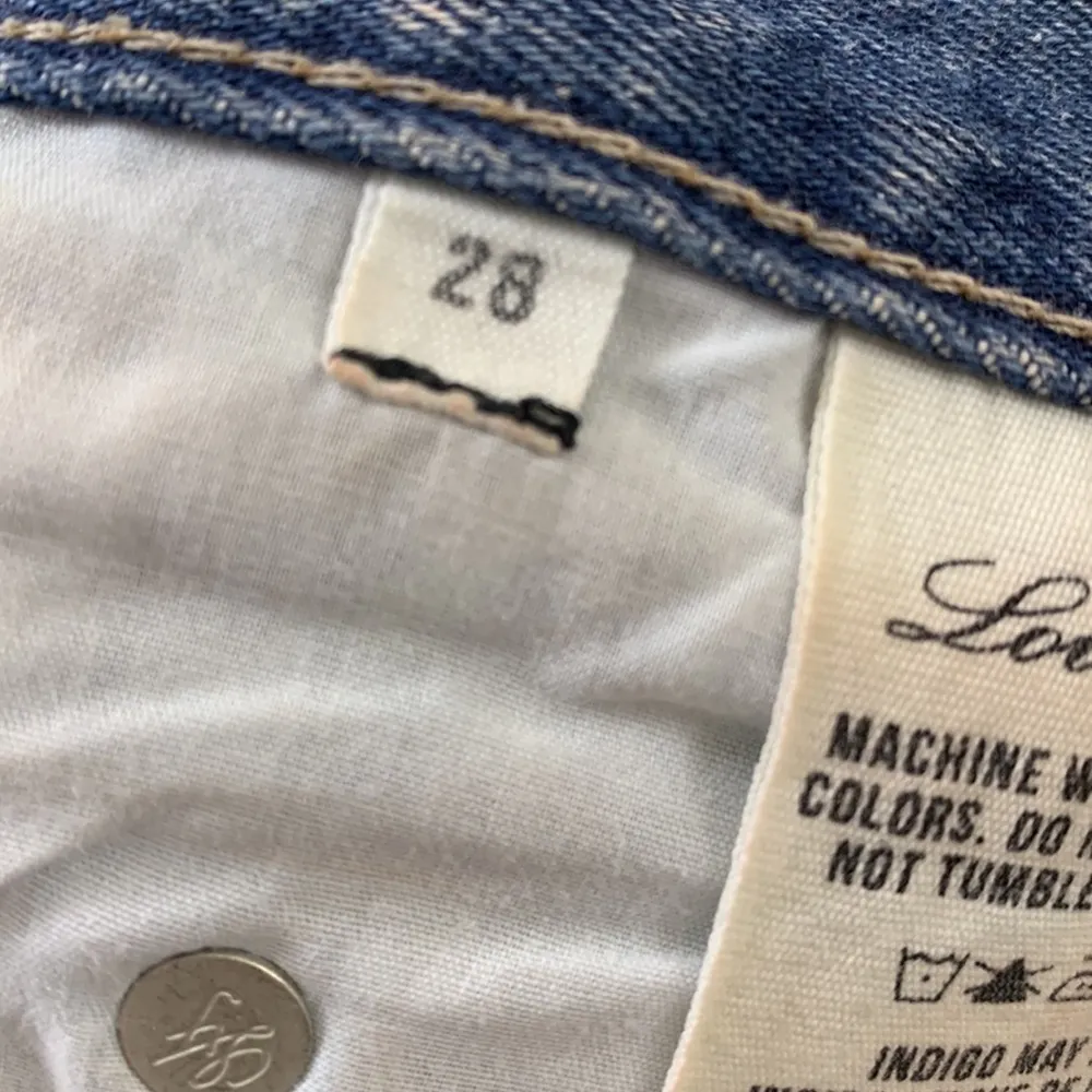 Lovers + Friends Denim Jack High Rise Cutoff Distressed Jean Shorts in Genesee - Image 5