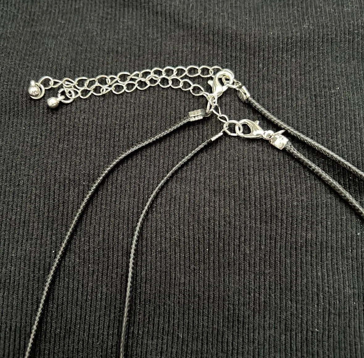 Evil Eye Layered Pendant Necklace - Image 3