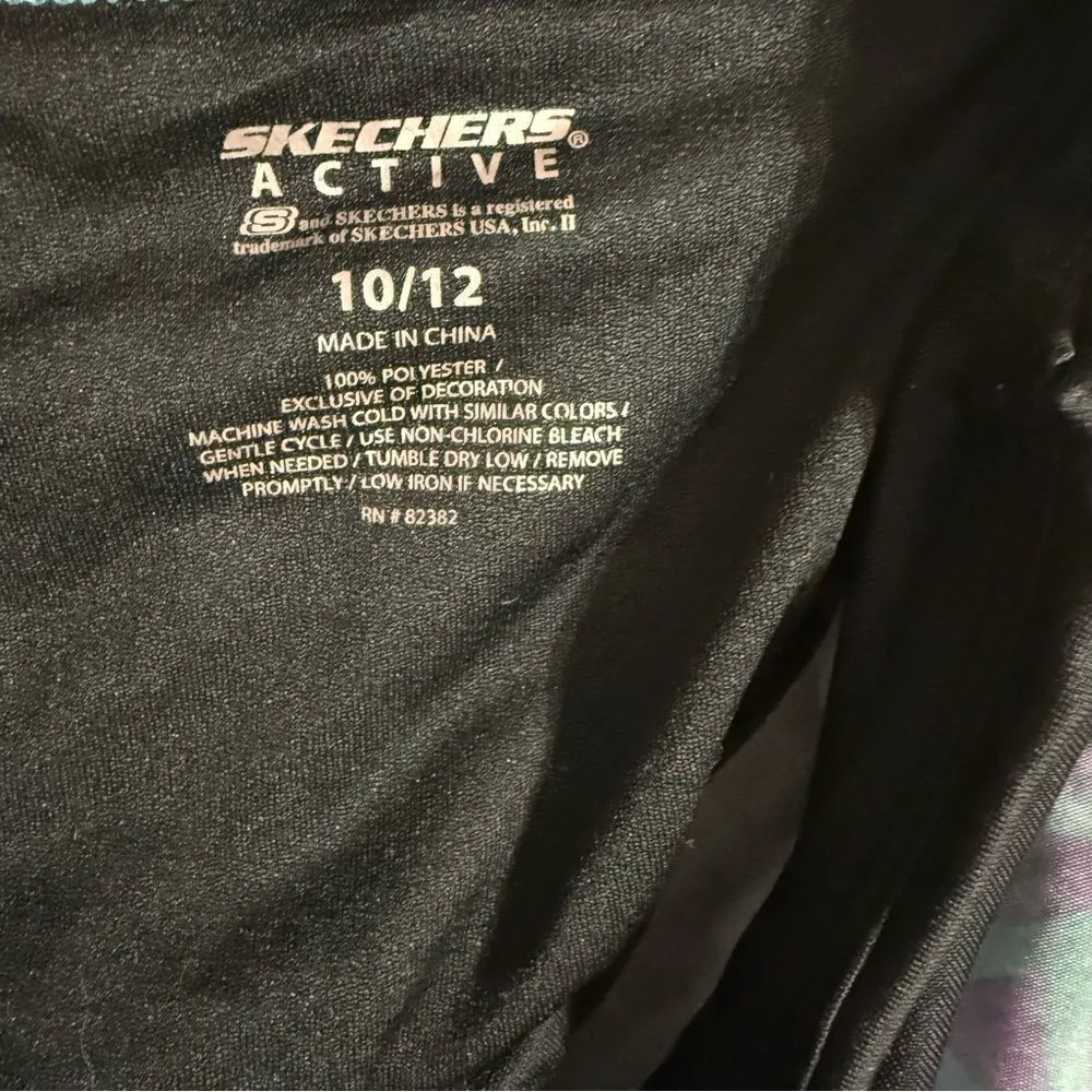 Skechers Blue and Purple Athletic Shorts with Quick-Dry Fabric - Image 3