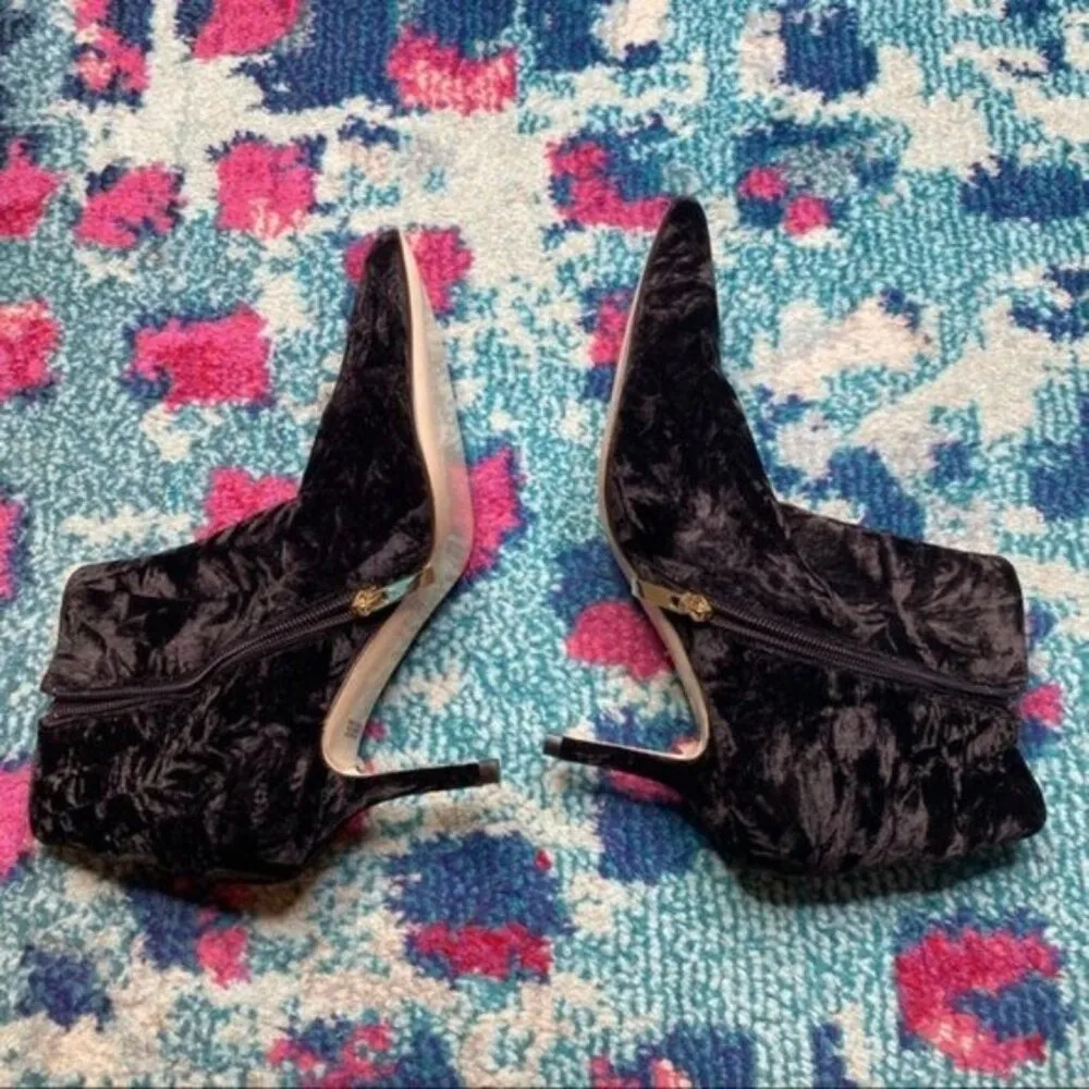 NWOT L’AGENCE Aimee Stiletto Bootie in Brown Crushed Velvet - Image 9