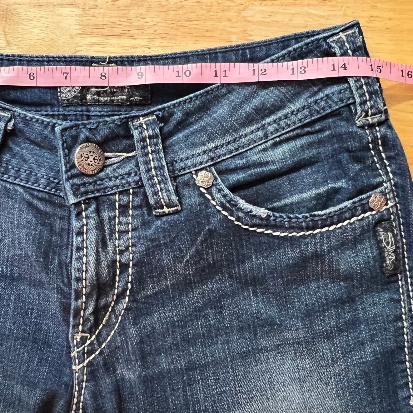 Silver Jeans Suki Surplus Bootcut Stretch Denim Size 28 - Image 5