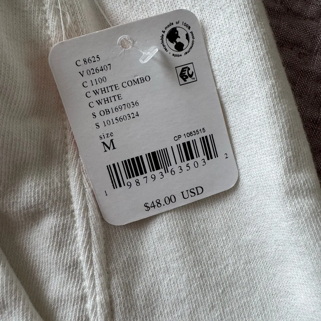 FP Movement All Star Logo Shorts in White Combo NWT $48 Retail SOLDOUT Online - Image 6