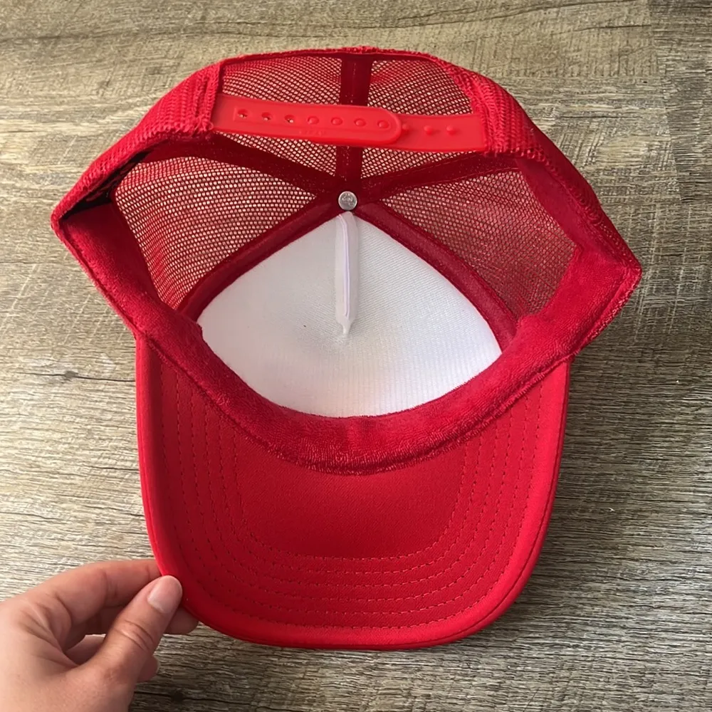 Abott Elementary “ I Know A Guy “ Red Trucker Hat OS - Image 2
