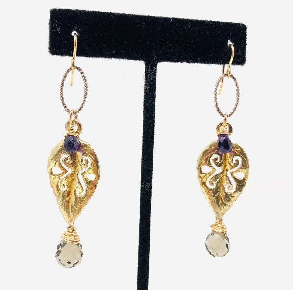 Antiqued sterling silver necklace, earrings set - Image 7