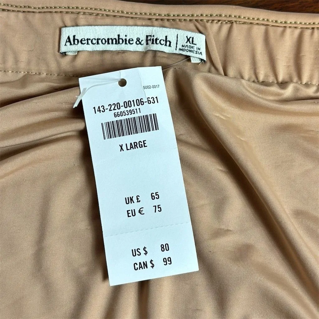 Abercrombie & Fitch Women's XL Beige Sequin Knee Length Pencil Skirt Holidays - Image 3