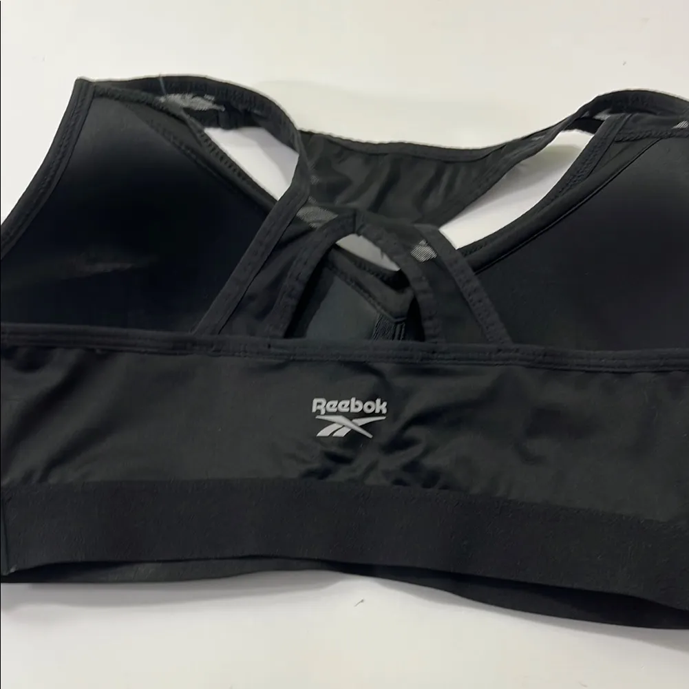 Reebok Women's Black Sports Bra - Image 6