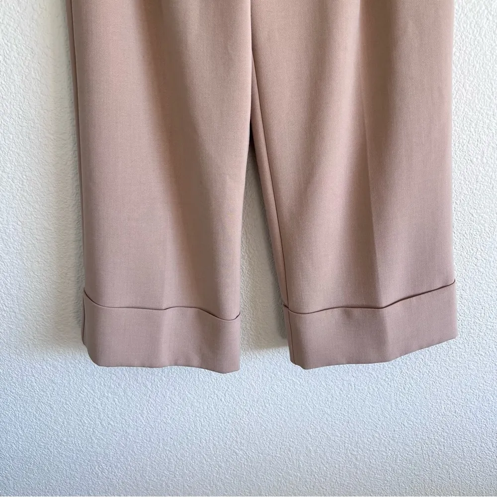 Trina Turk Womens Wide Leg Casual Cropped Pants - Image 3